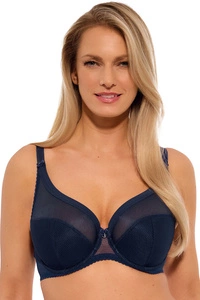 Gaia Dame halbgepolsterter BH Gestreift Schalen Schleife Träger 1058 Sonia,