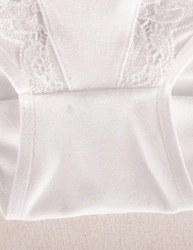 Wolbar Damen Maxi-Slip Mit Spitzeneinsatz WB51,