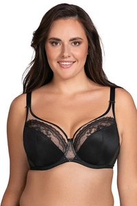 Vivisence BH Bügel Floraler Spitze Verziert Komfort Für Jeden Tag 1081, schwarz