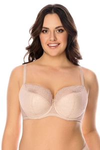 Vivisence BH Damen mit Bügel Große Brüste Starker Halt Bequemer Alltagsstil 1045, beige