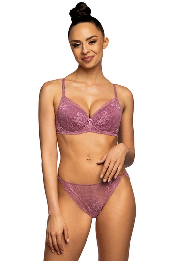 Mat Dame Slip Klassisch Voll Unterhose Spitze Geblümt 3742/5 Rosie, 
