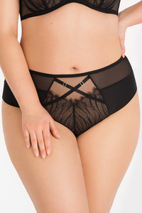 Gorsenia Dame Slip Klassisch Voll Spitze Netz Unterhose Höschen Dessous K818 Inessa,
