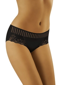 Wolbar Dame Slip Spitze Gemustert Klassisch Einfarbig Unterhose Dessous Alltag WB448,