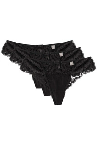 Wolbar Dame String Shorts Spitze Klassisch Stilvoll Unterhose Dessous WB481,