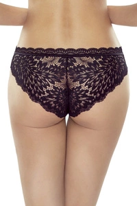 Lapinee Dame Slip Brazilian Spitze Sexy Sinnlich Geblümt Glänzend Unterhose 5014 Lily,