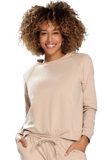 Dkaren Dame Sweatshirt Bequem Schnitt Bekleidung Musterlos Wenezja, 